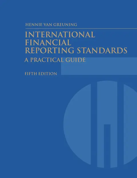Cover of International financial reporting standards
