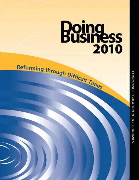 Cover of Doing Business 2010