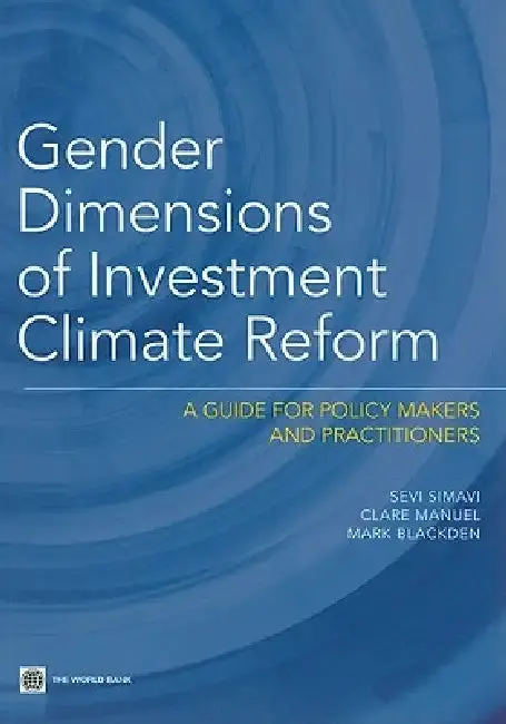 Cover of Gender Dimensions of Investment Climate Reform