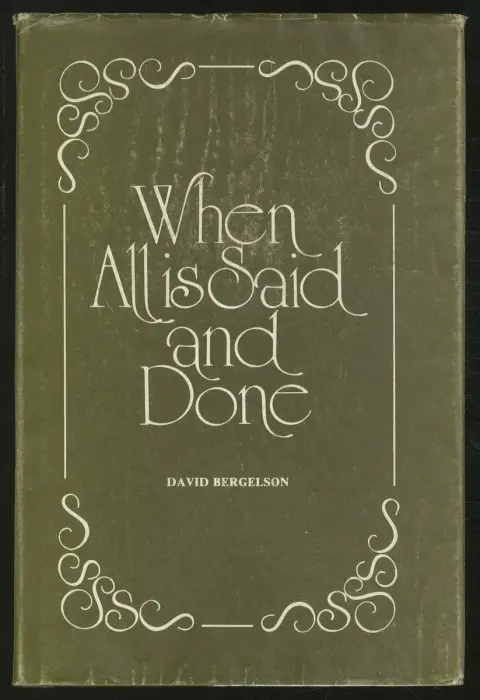 Cover of When all is said and done