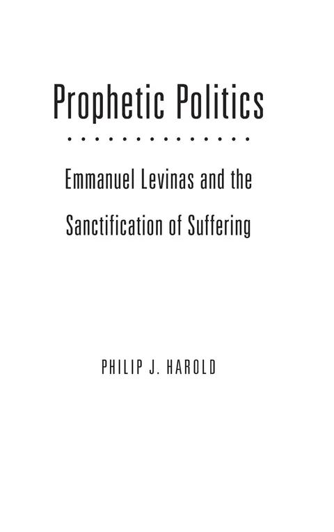 Cover of Prophetic Politics