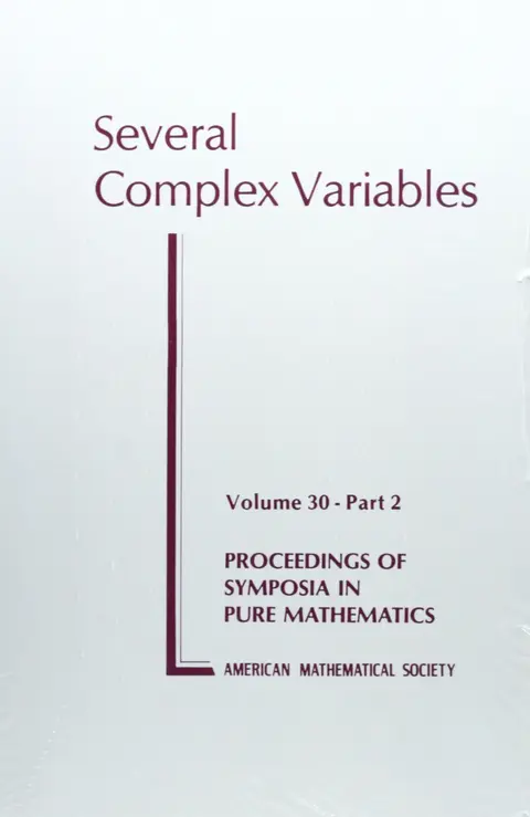 Cover of Several Complex Variables, Part 2