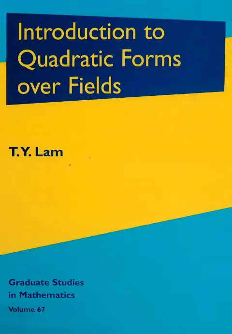 Cover of Introduction to Quadratic Forms Over Fields