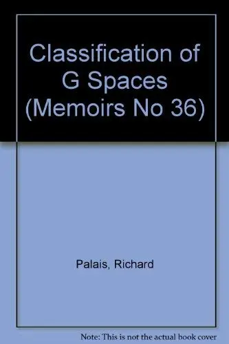Cover of Classification of G Spaces