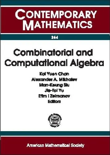 Cover of Combinatorial and Computational Algebra