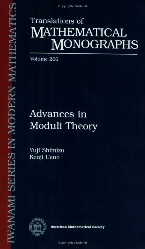 Cover of Advances in Moduli Theory