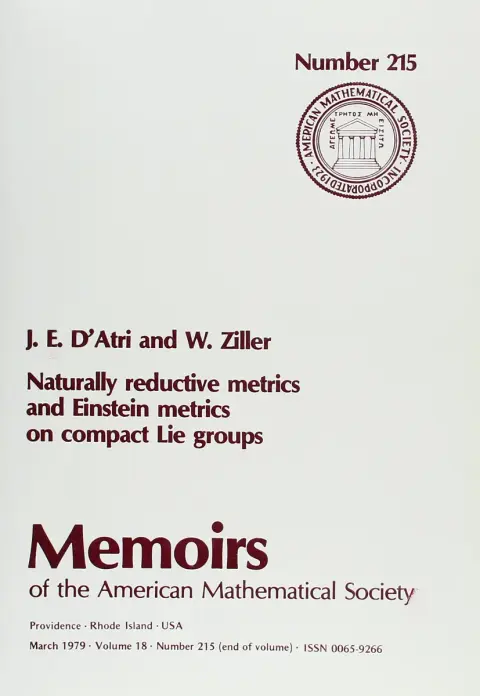 Cover of Naturally Reductive Metrics and Einstein Metrics on Compact Lie Groups