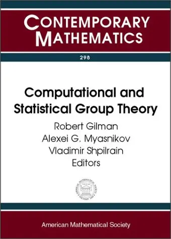 Cover of Computational and Statistical Group Theory