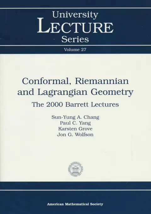 Cover of Conformal, Riemannian and Lagrangian Geometry