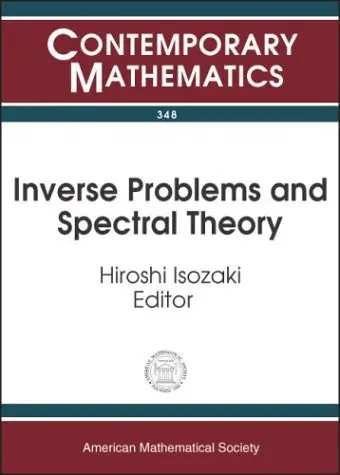 Cover of Inverse Problems and Spectral Theory