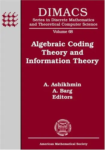 Cover of Algebraic Coding Theory and Information Theory
