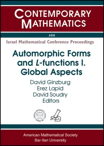Cover of Automorphic Forms and L-functions I. Global Aspects