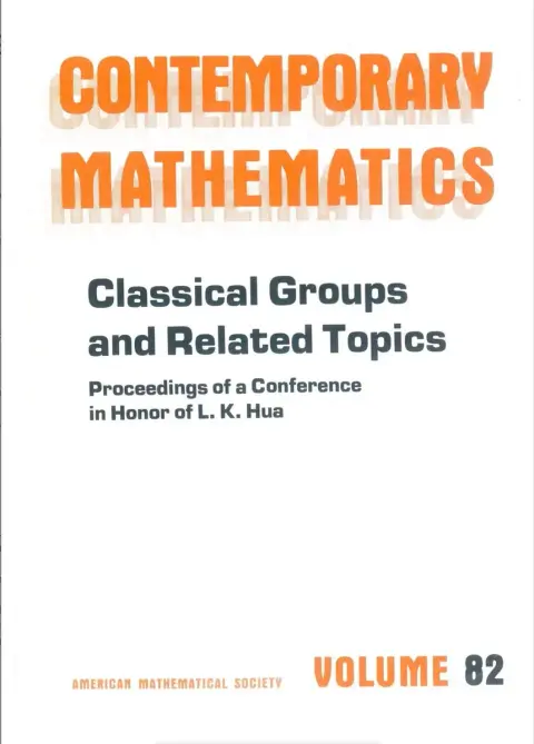 Cover of Classical Groups and Related Topics