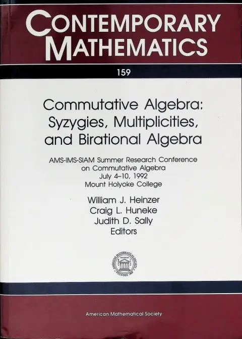 Cover of Commutative Algebra