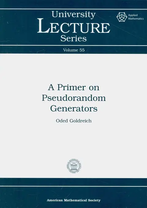 Cover of A Primer on Pseudorandom Generators