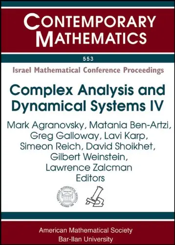 Cover of Complex Analysis and Dynamical Systems IV
