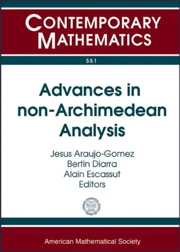 Cover of Advances in non-Archimedean Analysis