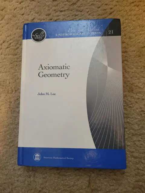 Cover of Axiomatic Geometry