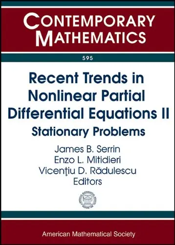 Cover of Recent Trends in Nonlinear Partial Differential Equations II