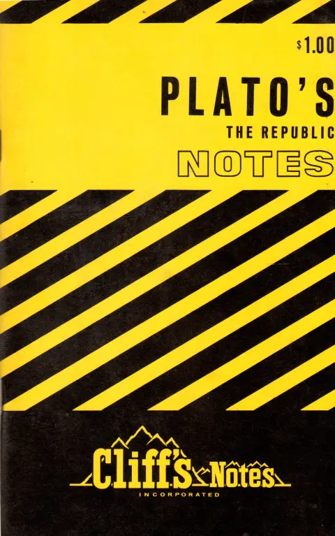 Cover of Notes on Plato's "Republic"