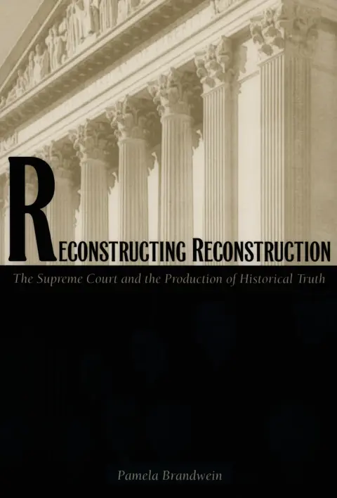 Cover of Reconstructing Reconstruction
