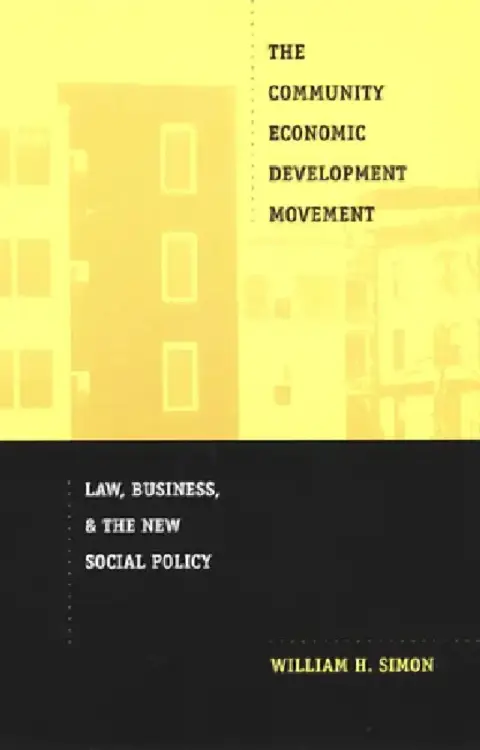 Cover of The Community Economic Development Movement