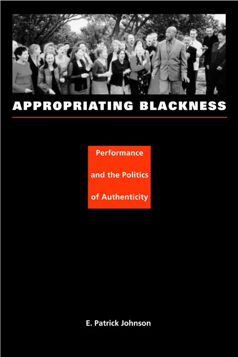 Cover of Appropriating Blackness