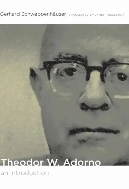 Cover of Theodor W. Adorno