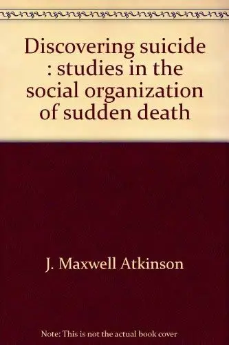 Cover of Discovering suicide