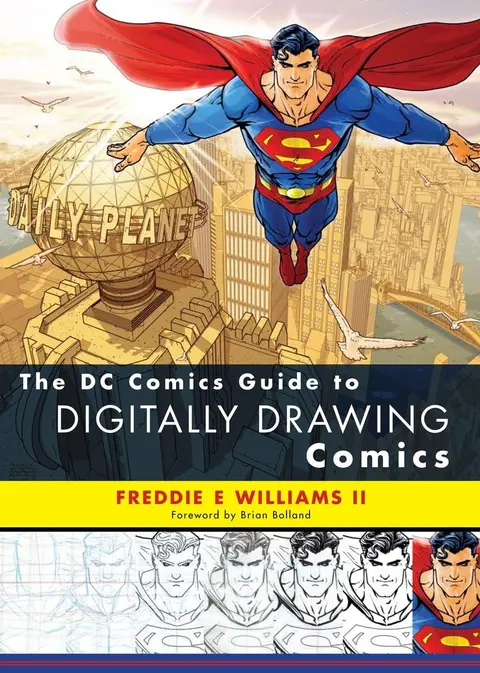 Cover of The DC Comics Guide to Digitally Drawing Comics