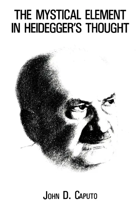 Cover of The Mystical Element in Heidegger's Thought