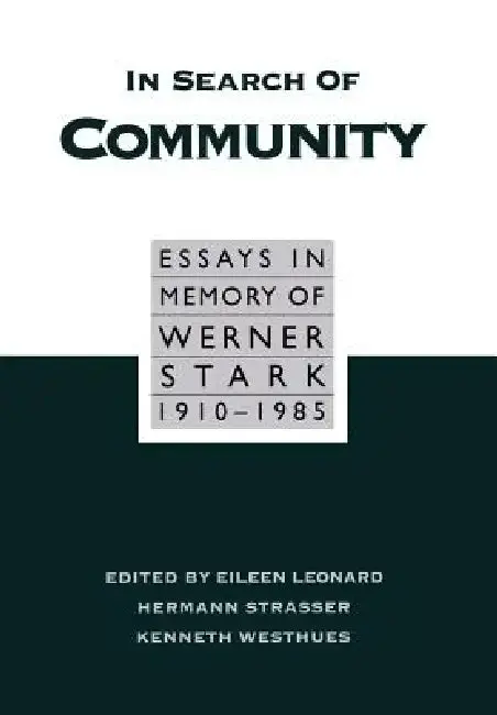 Cover of In Search of Community