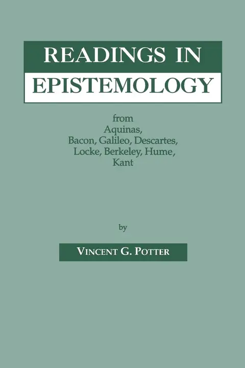 Cover of Readings in Epistemology