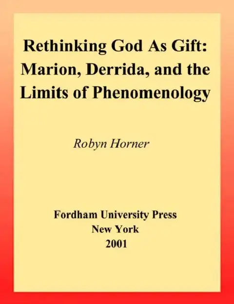 Cover of Rethinking God as Gift