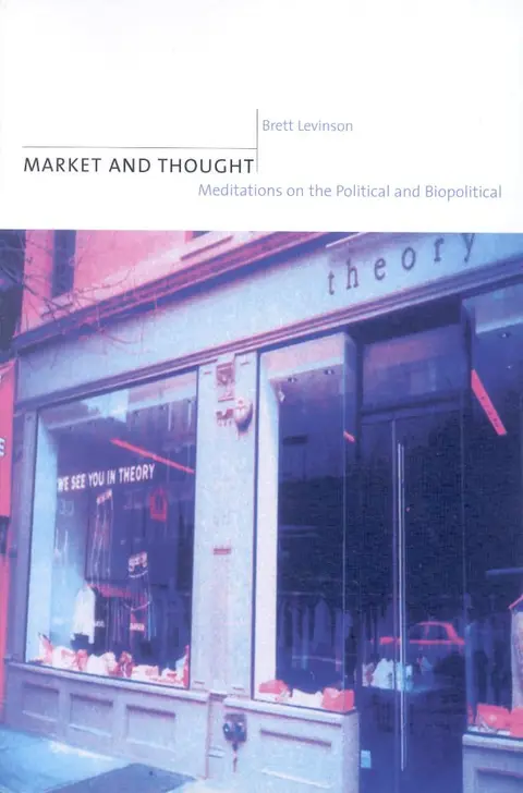 Cover of Market and Thought