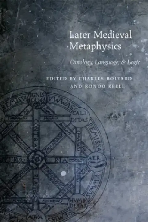 Cover of Later Medieval Metaphysics
