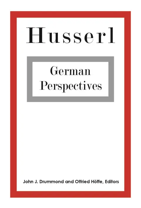 Cover of Husserl