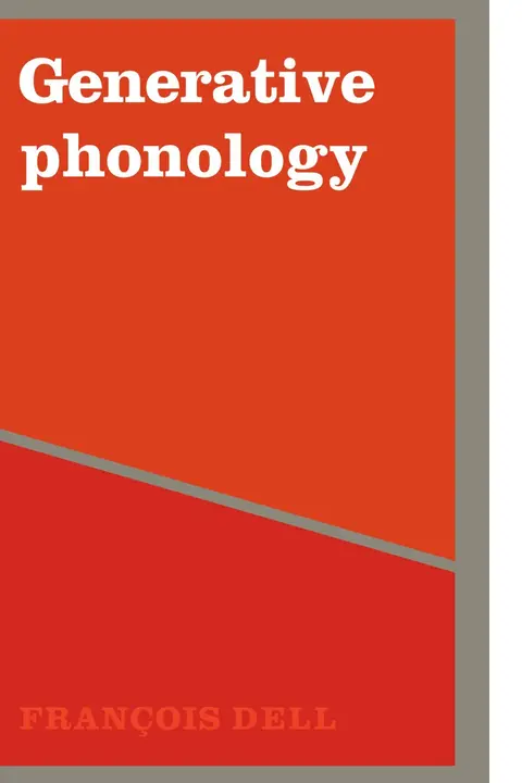 Cover of Generative Phonology and French Phonology