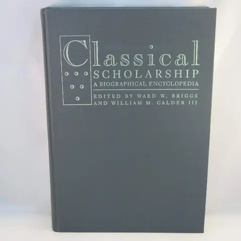 Cover of Classical Scholarship