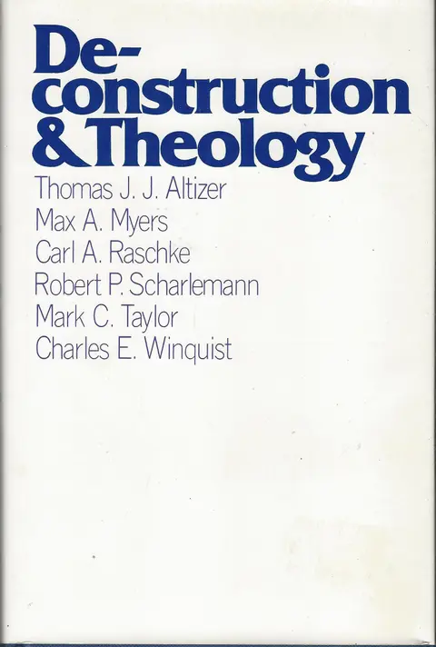 Cover of Deconstruction and Theology