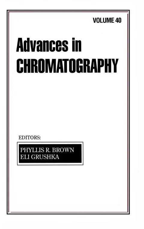 Cover of Advances in Chromatography (40)