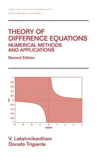 Cover of Theory of Difference Equations Numerical Methods and Applications
