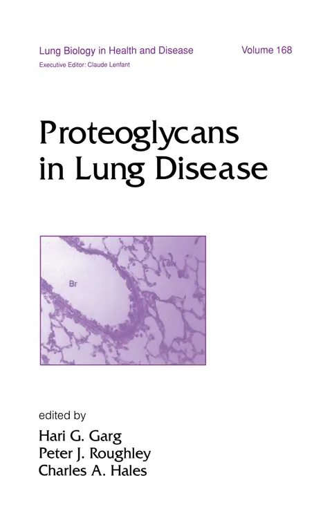 Cover of Proteoglycans in Lung Disease