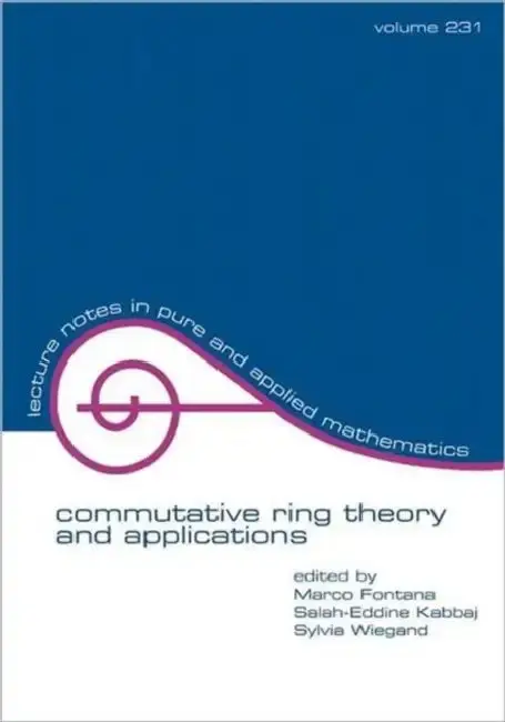 Cover of Commutative Ring Theory and Applications