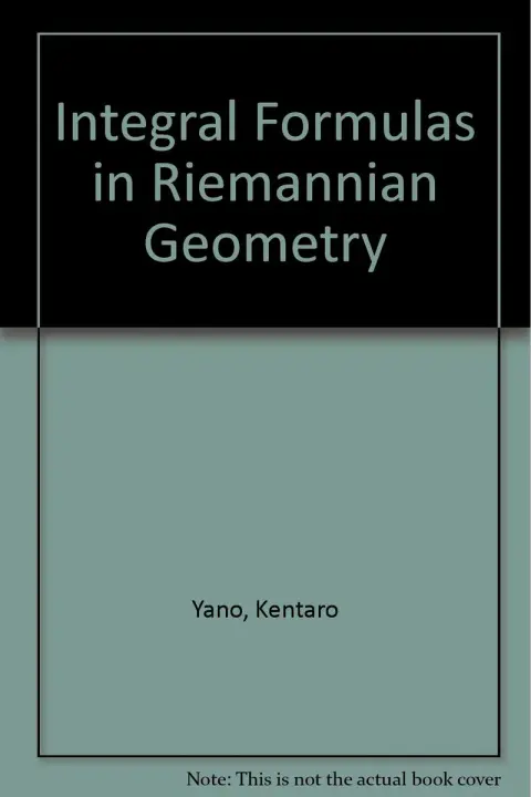 Cover of Integral Formulas in Riemannian Geometry