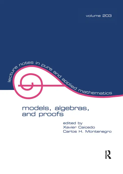 Cover of Models, Algebras, and Proofs