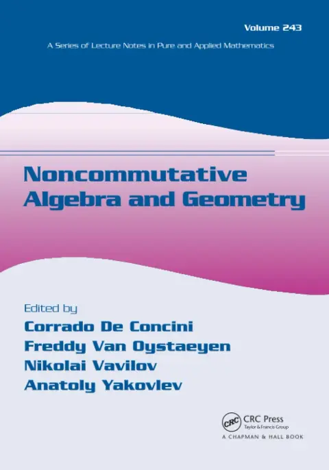 Cover of Noncommutative Algebra and Geometry