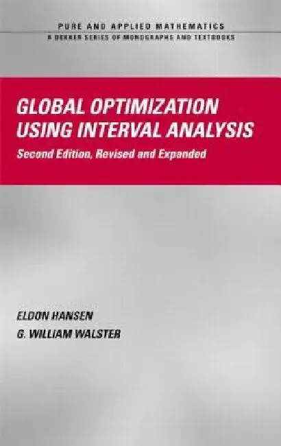 Cover of Global Optimization Using Interval Analysis