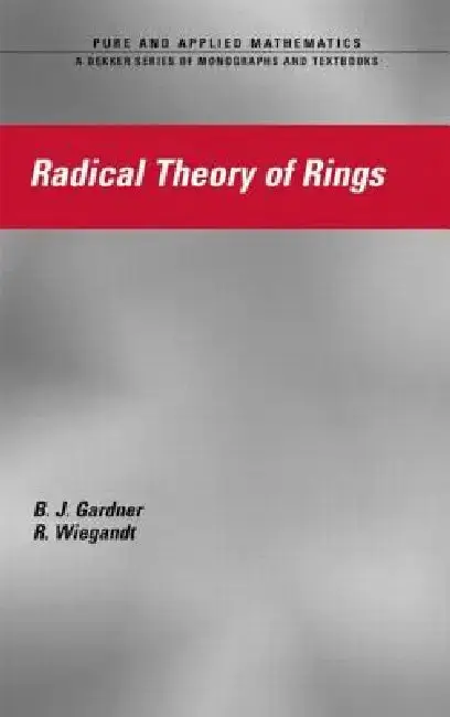 Cover of Radical Theory of Rings