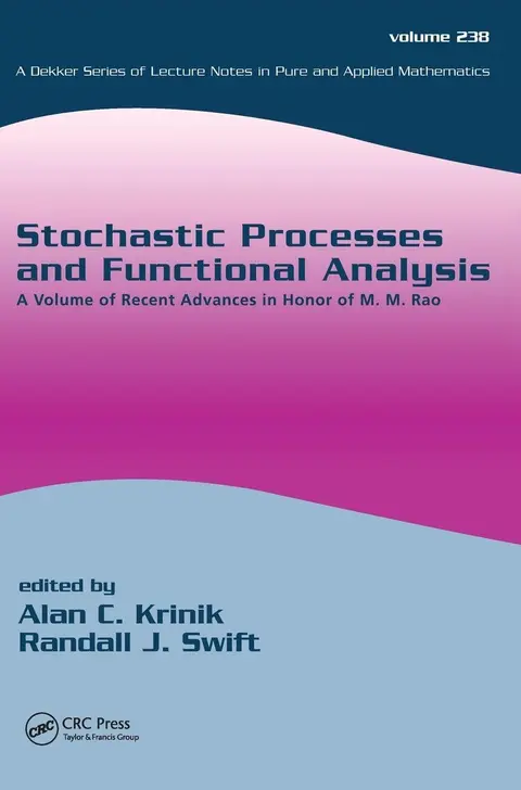 Cover of Stochastic Processes and Functional Analysis